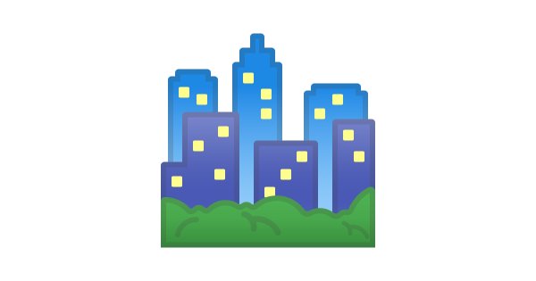 Эмодзи город