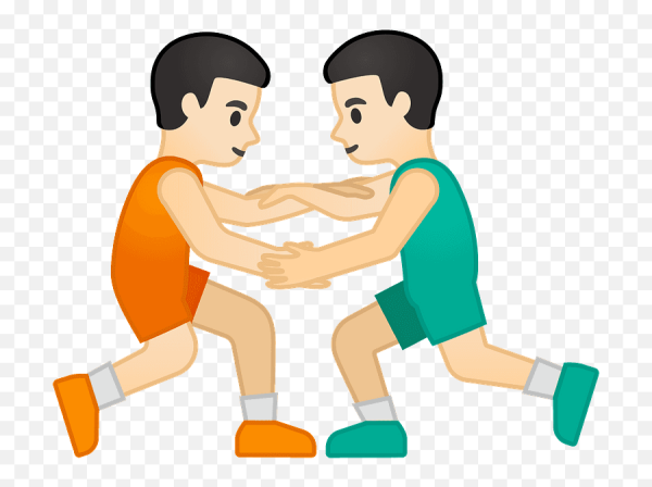 Борьба эмодзи PNG