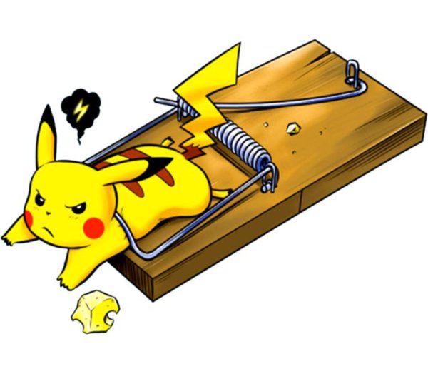 Мышеловка нарисованная