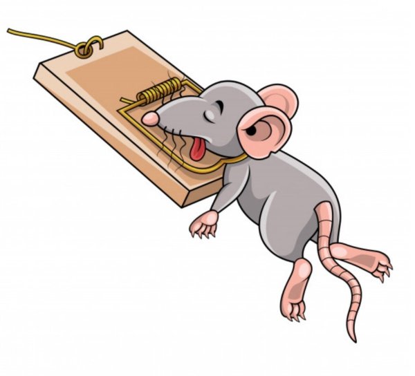 Мышеловка с мышью