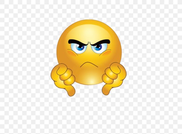 Недовольный смайлик