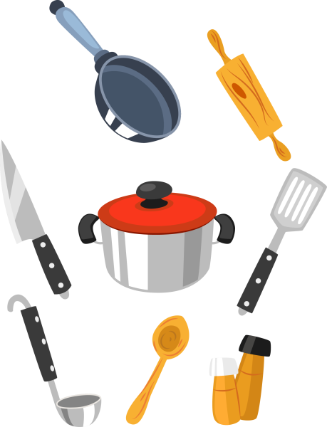 Повар на прозрачном фоне