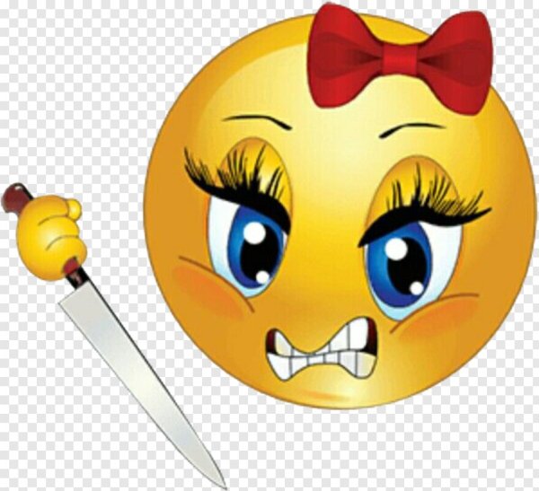 Сердитый смайлик