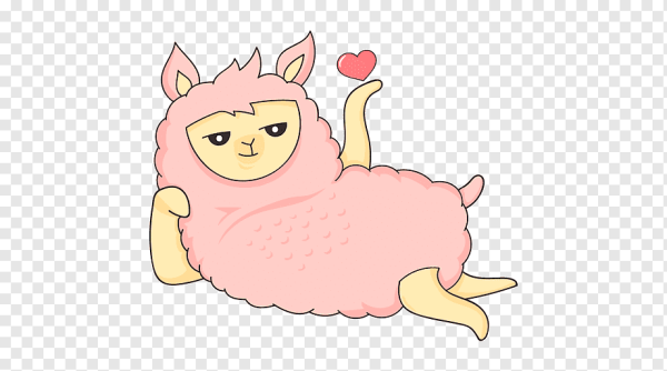 Стикеры ВК лама