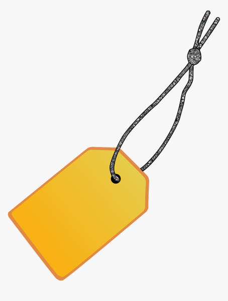 Ценник на веревочке