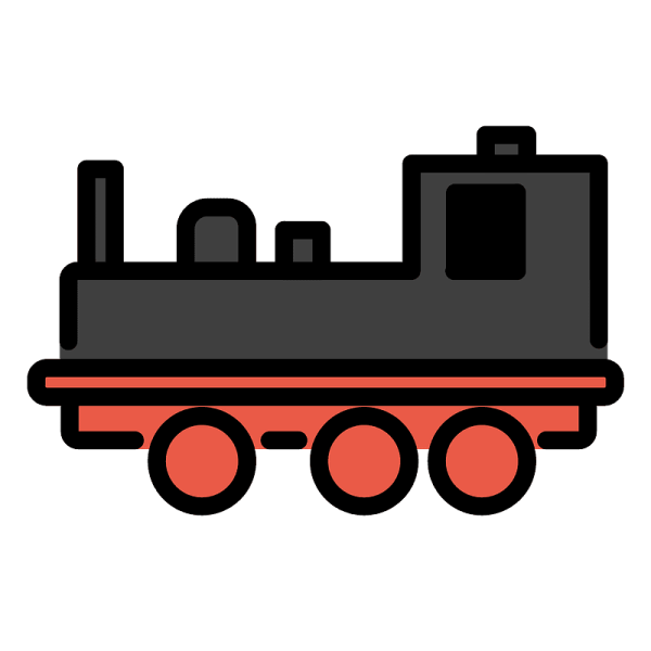 Смайлик ЭМОДЖИ паровоз