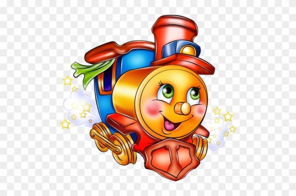 Поезд мультяшный