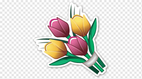 Эмодзи букет цветов