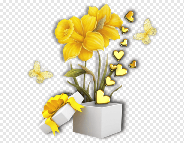 Цветочные Стикеры анимированные