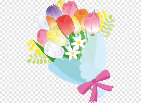 Детский букет вектор