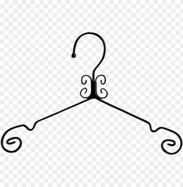 Силуэт вешалки для одежды