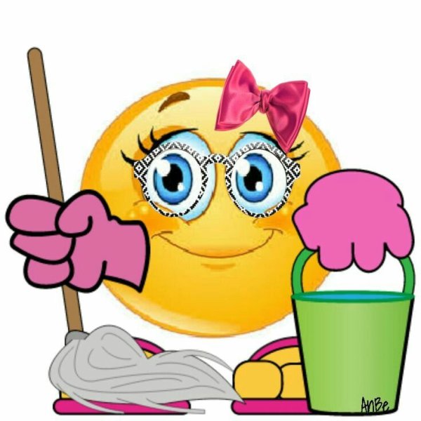 Смайлик убирается