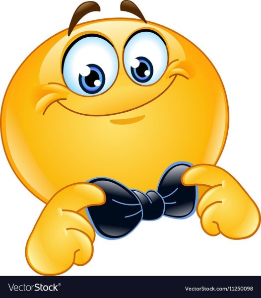 Смайлик в галстуке