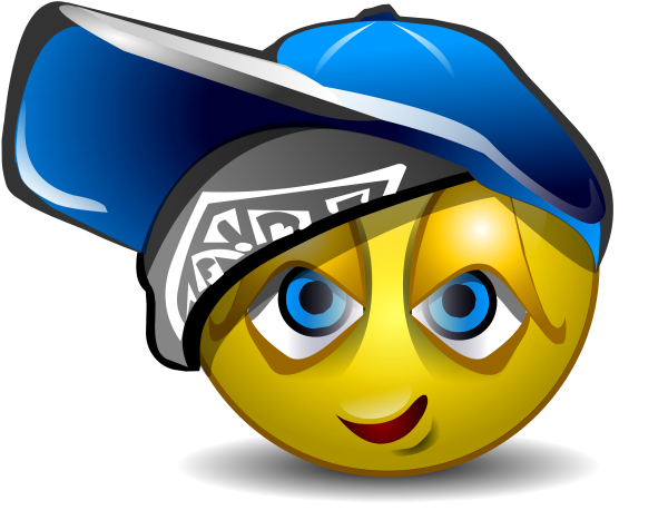 Смайлик в кепке