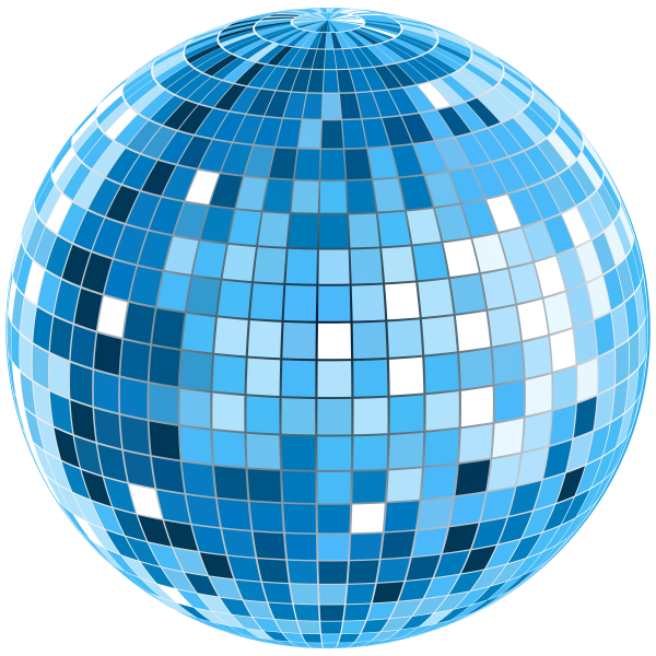 Дискошар на прозрачном фоне