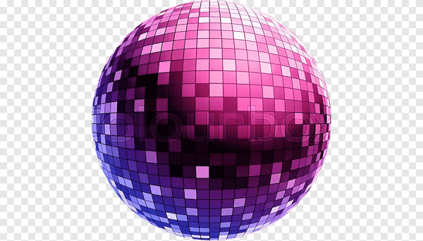 Клубный розовый шар