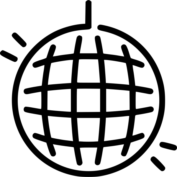 Дискошар значок