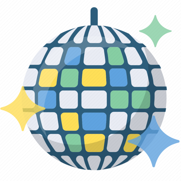 ЭМОДЖИ диско шар