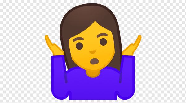 Эмодзи пожимание плечами