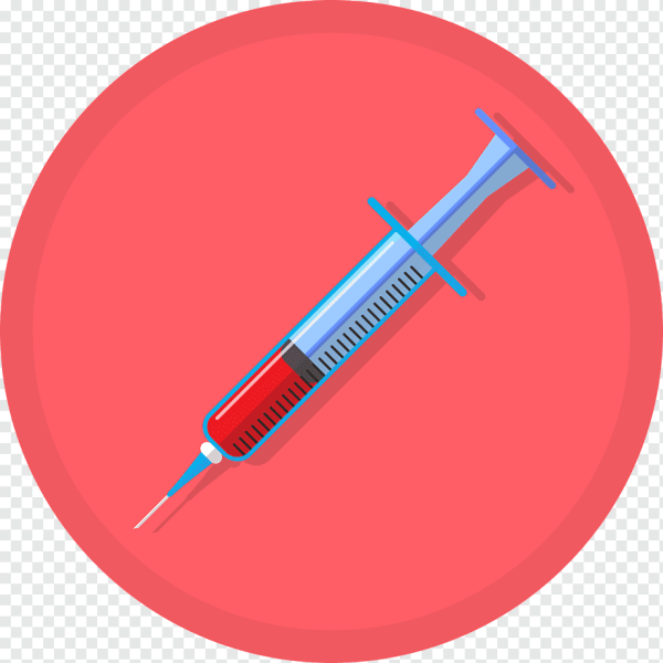 Значок вакцина шприц