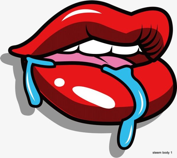 Смайлик облизывается