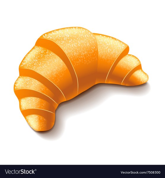 Круассан мультяшная