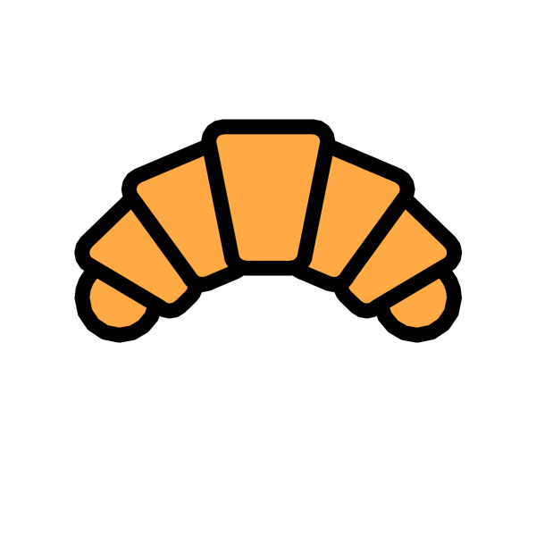 Смайлики круассана эмодзи