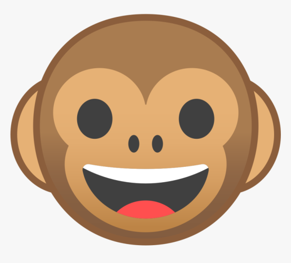 Смайлик обезьянка