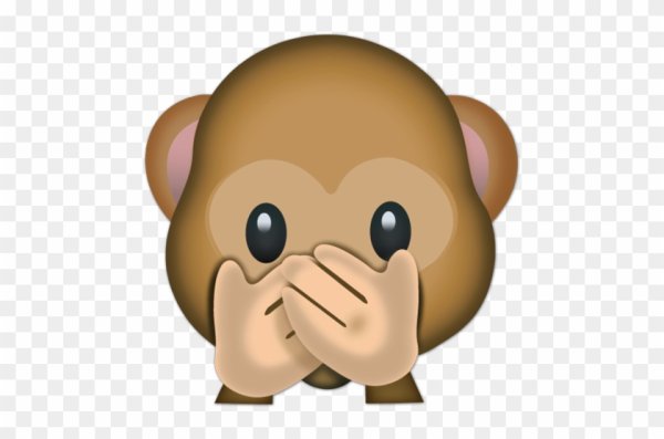 Смайлик обезьянка