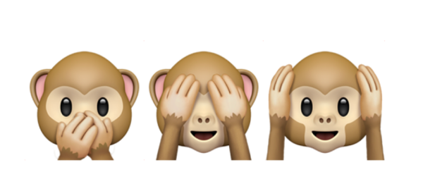Смайлик обезьянка