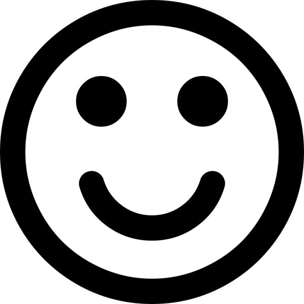 Смайлик на сером фоне