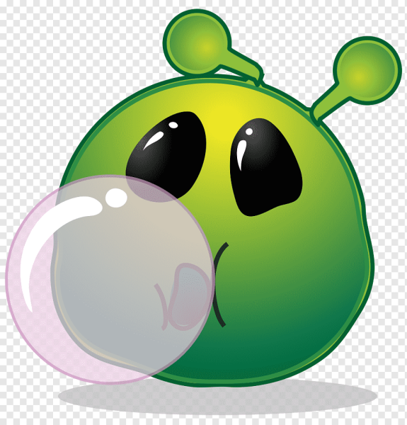 Смайлик с жвачкой