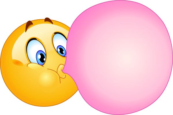 Смайлик жевательная резинка