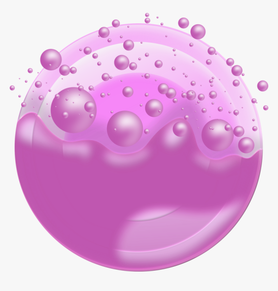 Розовые пузыри