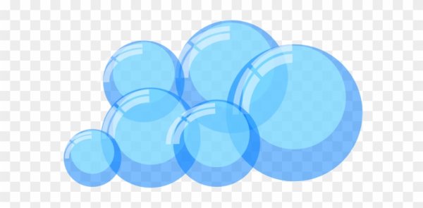 Иконка пена голубой