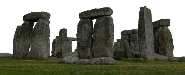 Стоунхендж на прозрачном фоне