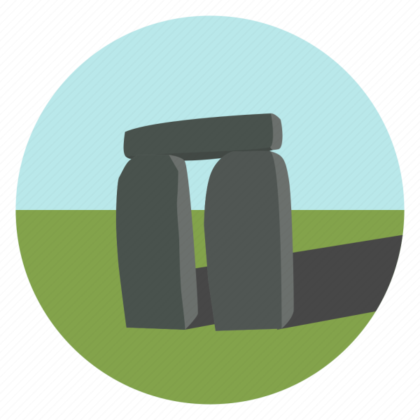 Стоунхендж силуэт