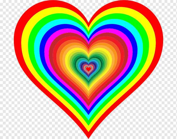 Разноцветное сердце картинки
