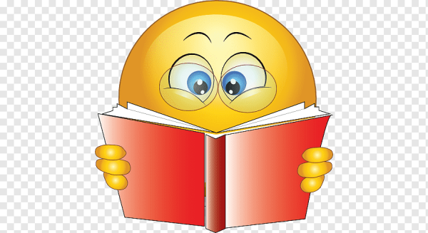 Смайлик с книжкой