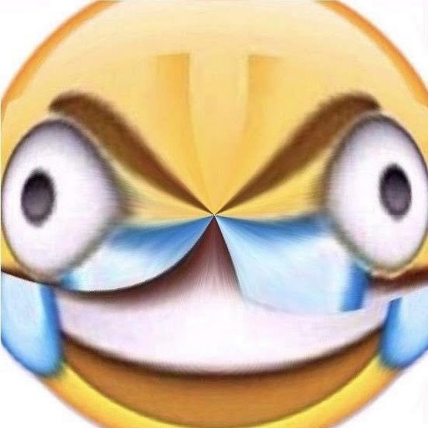 Очень сильно смеющийся смайлик