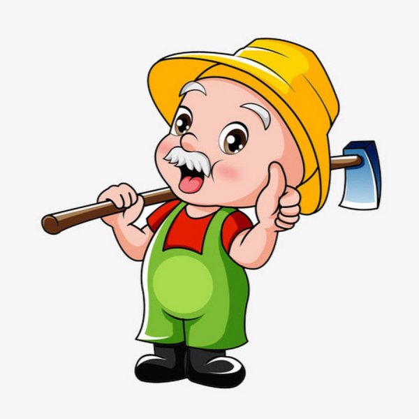 Мультяшка садовник