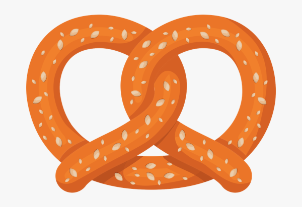 Немецкий крендель вектор