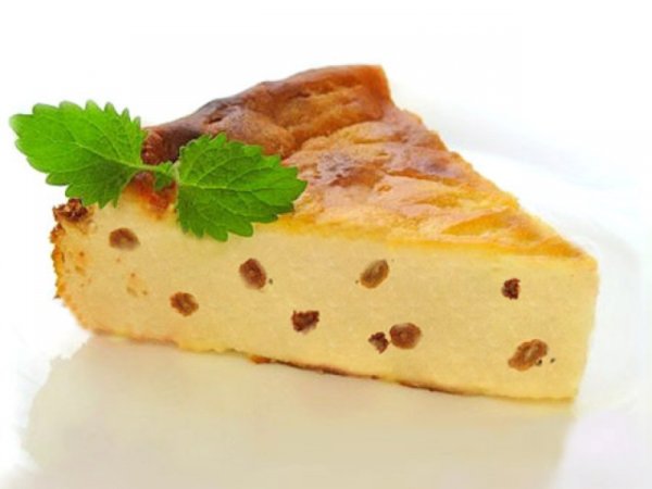 Запеканка с изюмом