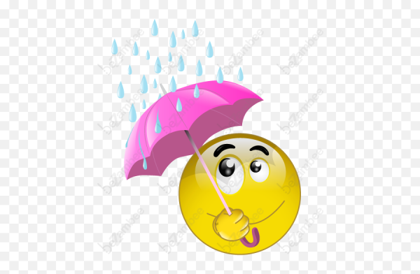 Стикер дождь