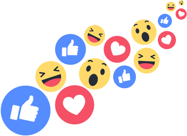 Facebook Reactions PNG
