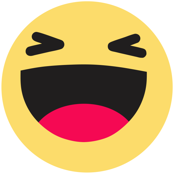 Смеющийся смайлик лайк