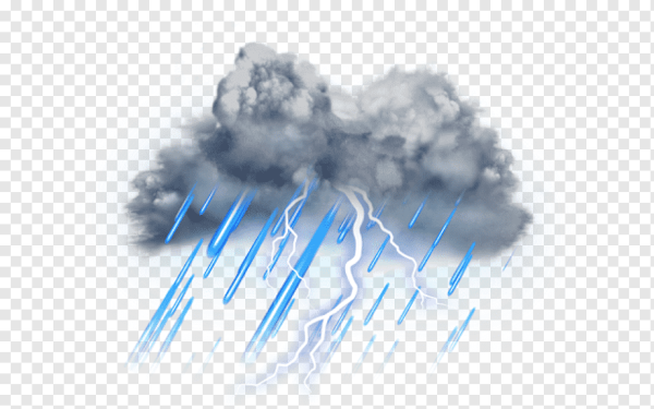 Грозовое облако на белом фоне