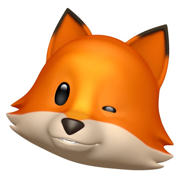 Animoji iphone лиса