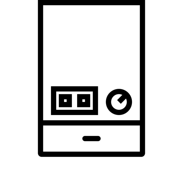 Газовый водонагреватель пиктограмма