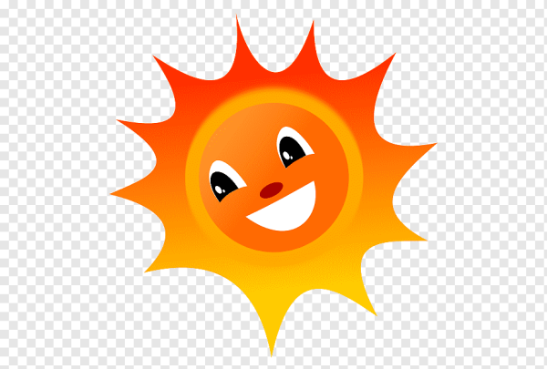 Солнышко с листочками